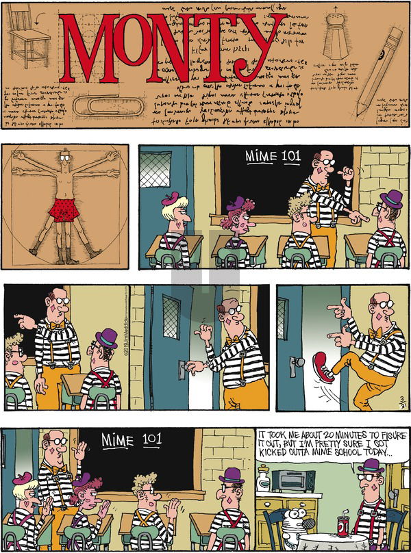 Monty on Sunday March 31, 2019 Comic Strip