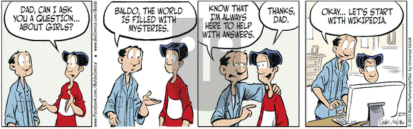 Baldo on Tuesday February 11, 2014 Comic Strip