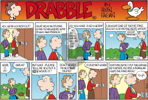 Drabble on Sunday January 24, 2016 Comic Strip