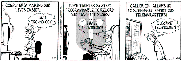 Grand Avenue on Wednesday November 15, 2006 Comic Strip