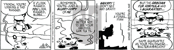 Over the Hedge on Wednesday August 6, 1997 Comic Strip