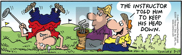 Frank and Ernest on Saturday March 19, 2011 Comic Strip