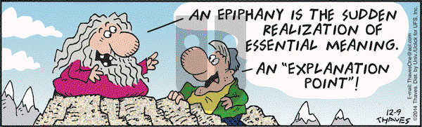 Frank and Ernest on Tuesday December 9, 2014 Comic Strip