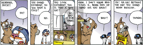 Get Fuzzy on Tuesday October 30, 2012 Comic Strip