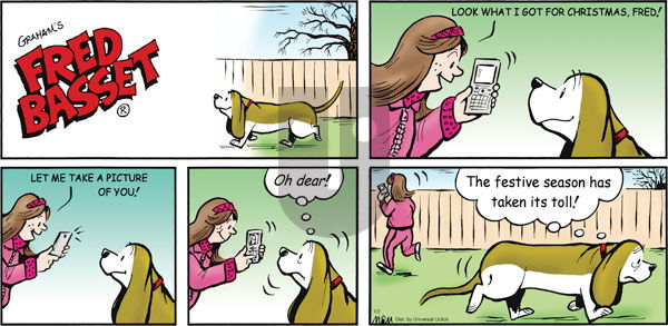 Fred Basset on Sunday January 2, 2011 Comic Strip