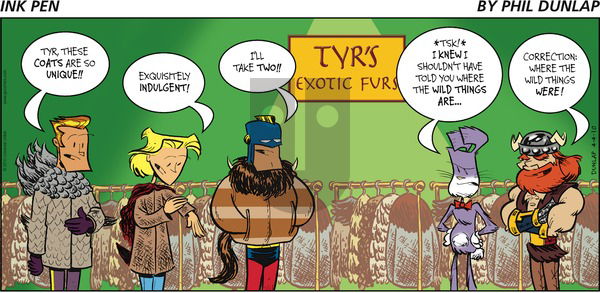 Ink Pen on Sunday April 4, 2010 Comic Strip