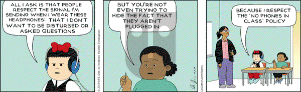 Nancy on Thursday October 3, 2019 Comic Strip