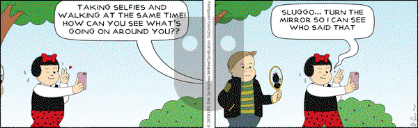 Nancy on Friday April 3, 2020 Comic Strip