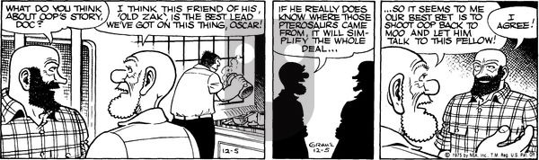 Alley Oop on Friday December 5, 1975 Comic Strip