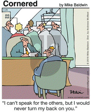 Cornered on Tuesday May 29, 2018 Comic Strip