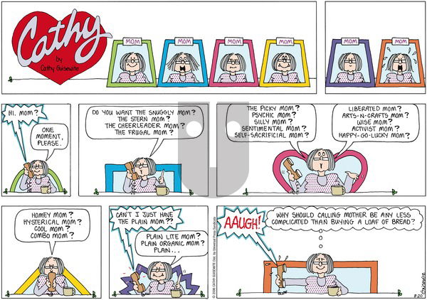 Cathy Classics on Sunday August 20, 2006 Comic Strip