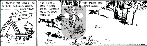 Calvin and Hobbes - Friday September 25, 1992 Comic Strip