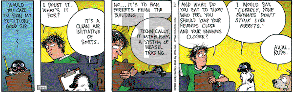 Get Fuzzy on Friday June 27, 2008 Comic Strip