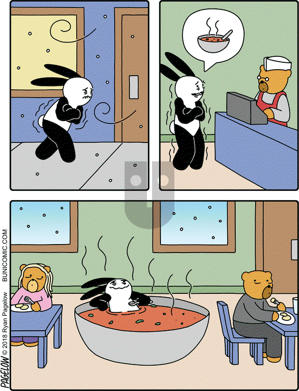 Buni on Monday December 3, 2018 Comic Strip