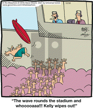 In the Bleachers on Friday December 30, 2016 Comic Strip