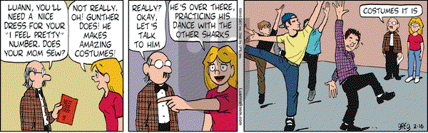 Luann on Tuesday February 16, 2010 Comic Strip