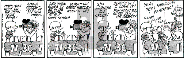 Doonesbury on Wednesday November 24, 1971 Comic Strip