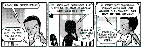 The Boondocks on Friday June 16, 2000 Comic Strip
