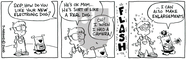 Bleeker: The Rechargeable Dog on Friday July 28, 2006 Comic Strip