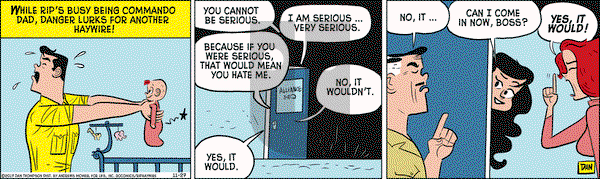 Rip Haywire on Monday November 27, 2017 Comic Strip