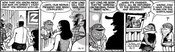 Alley Oop on Tuesday December 7, 1971 Comic Strip