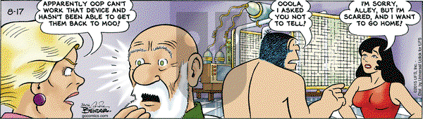 Alley Oop on Monday August 17, 2015 Comic Strip