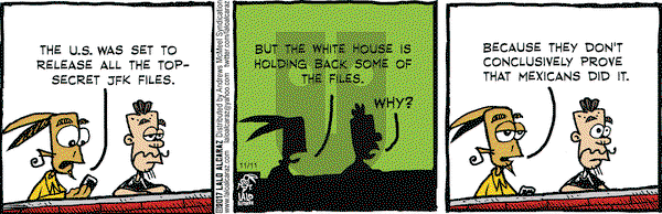 La Cucaracha on Saturday November 11, 2017 Comic Strip