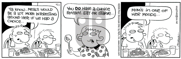 Soup to Nutz - Old on Thursday April 13, 2006 Comic Strip