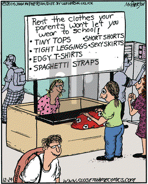 Close to Home on Wednesday December 24, 2014 Comic Strip