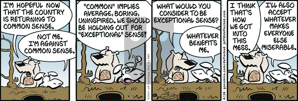 DeFlocked on Saturday April 26, 2025 Comic Strip