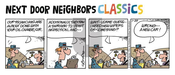 Next Door Neighbors on Sunday March 23, 2025 Comic Strip
