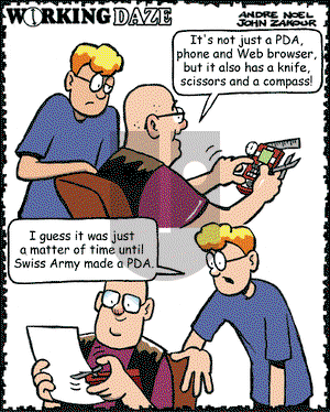 Working Daze on Sunday January 5, 2003 Comic Strip
