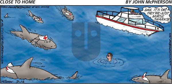 Close to Home on Sunday September 16, 2012 Comic Strip