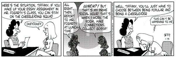Luann on Thursday January 15, 1998 Comic Strip