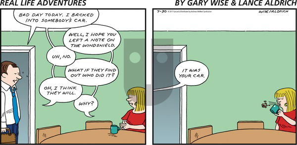 Real Life Adventures on Sunday July 30, 2017 Comic Strip