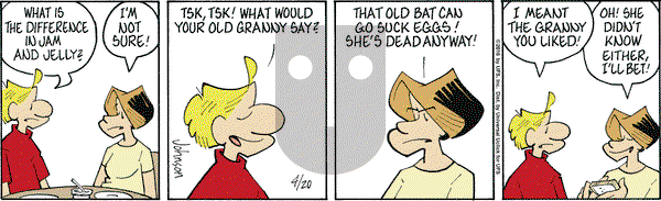 Arlo and Janis on Wednesday April 20, 2016 Comic Strip