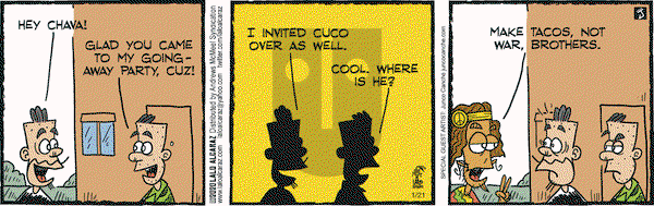 La Cucaracha on Tuesday January 21, 2020 Comic Strip