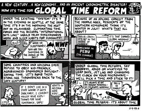 Ted Rall on Saturday November 6, 1999 Comic Strip