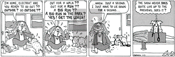 Cathy Classics on Friday July 12, 1996 Comic Strip