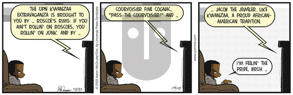 The Boondocks on Wednesday December 31, 2003 Comic Strip