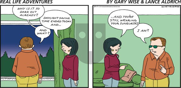 Real Life Adventures on Sunday November 1, 2015 Comic Strip