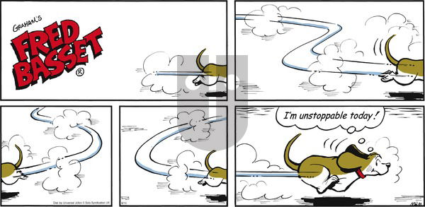 Fred Basset on Sunday June 14, 2015 Comic Strip