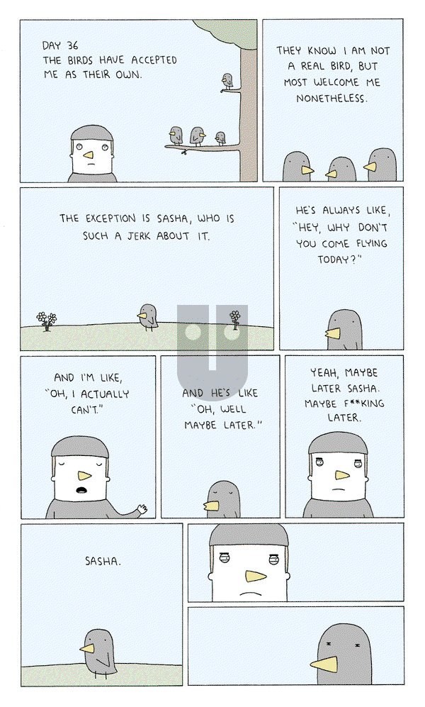 Poorly Drawn Lines on Wednesday April 9, 2014 Comic Strip