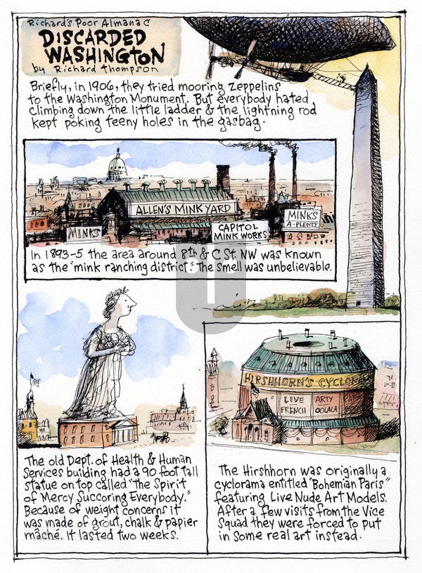 Richard's Poor Almanac on Sunday April 19, 2015 Comic Strip