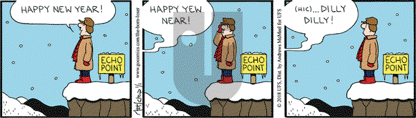The Born Loser on Monday January 1, 2018 Comic Strip