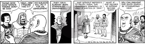 Alley Oop on Saturday February 8, 1969 Comic Strip