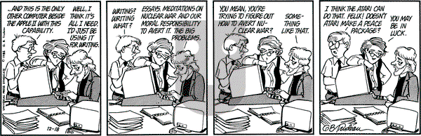 Doonesbury on Saturday December 18, 1982 Comic Strip