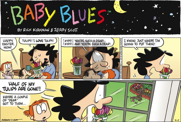 Baby Blues on Sunday April 17, 2022 Comic Strip