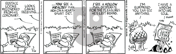 Over the Hedge on Saturday May 29, 1999 Comic Strip