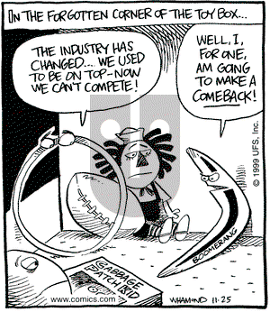 Reality Check on Thursday November 25, 1999 Comic Strip